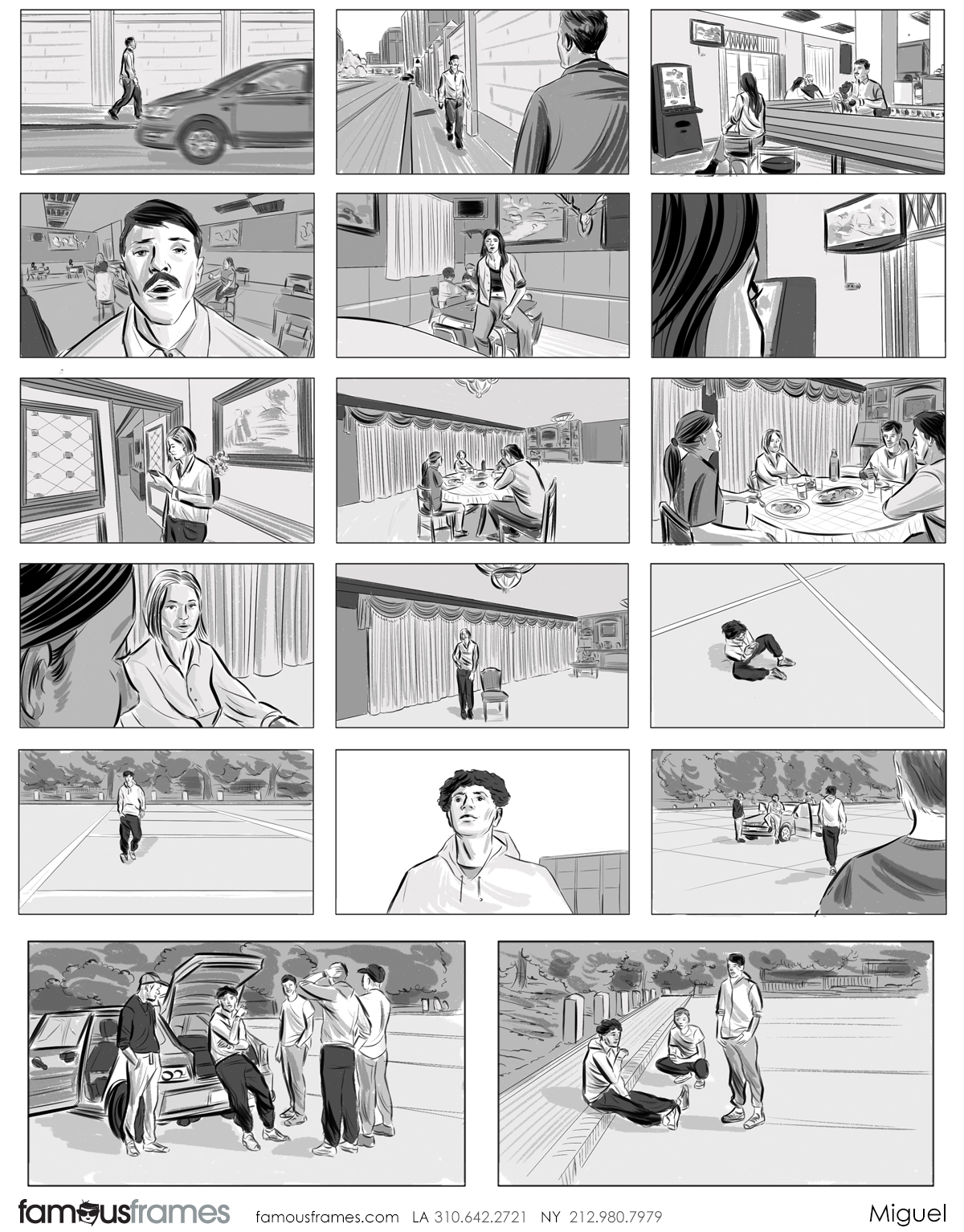 Miguel's People - B&W Tone storyboard art (Image #1005914_113_1675298172)