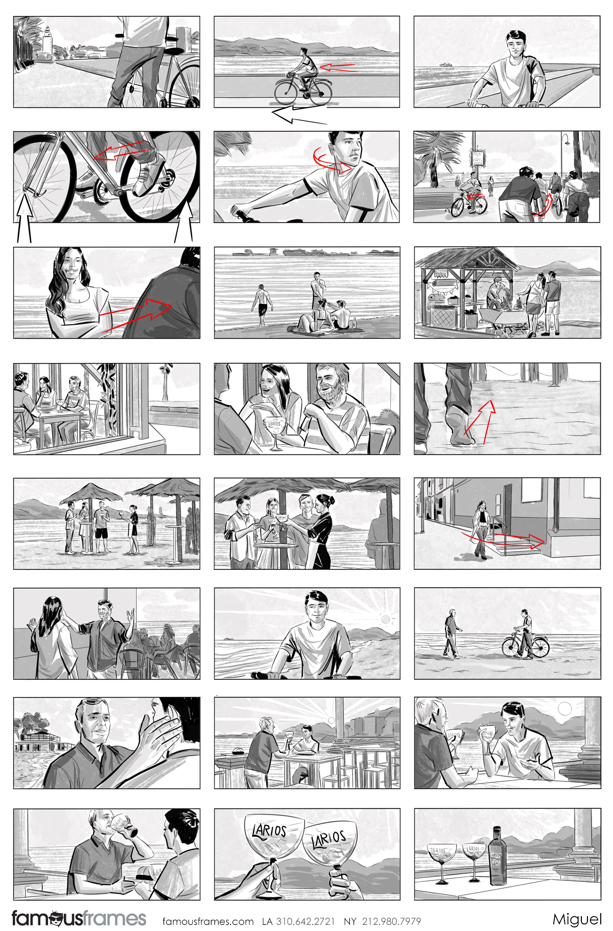 Miguel's People - B&W Tone storyboard art (Image #1005914_126_1675456321)