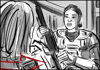 Miguel's Shootingboards storyboard art