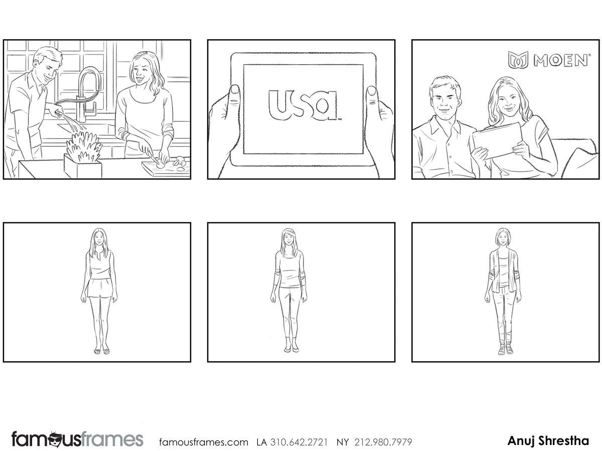 Anuj Shrestha's People - B&W Line storyboard art (Image #1009_114_1398192001)