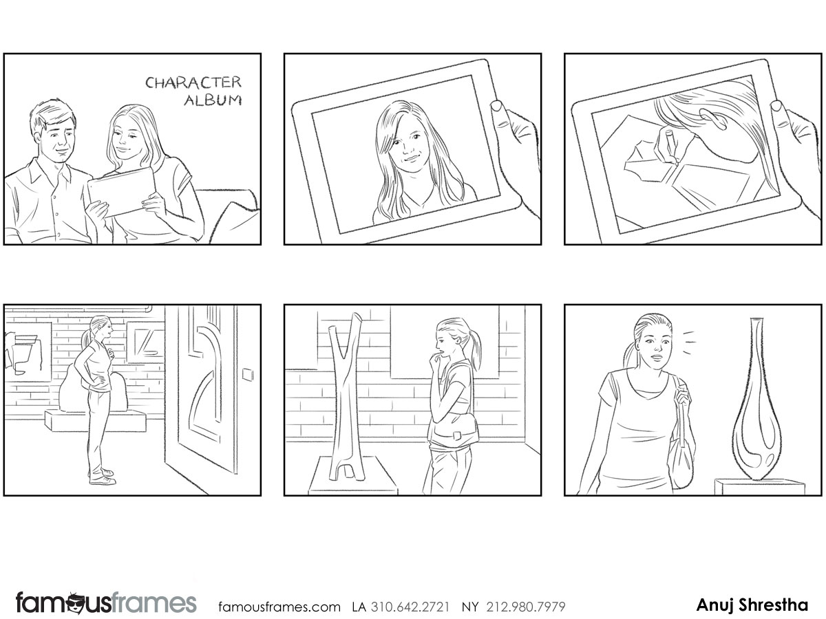 Anuj Shrestha's People - B&W Line storyboard art (Image #1009_114_1398192019)