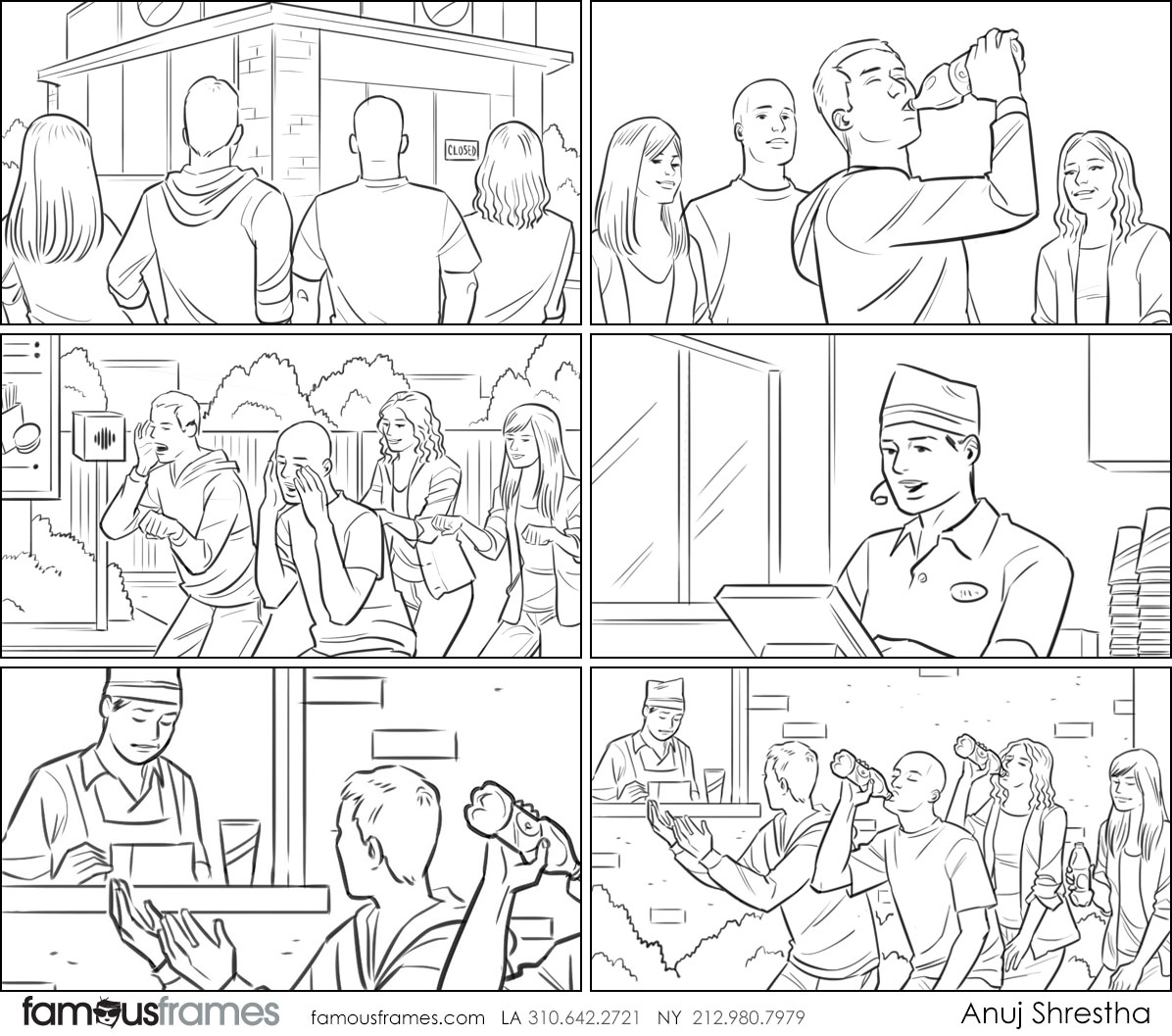 Anuj Shrestha's People - B&W Line storyboard art (Image #1009_114_1495156104)