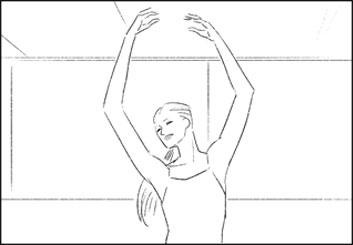 Anuj Shrestha's People - B&W Line storyboard art