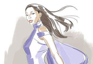 Anuj Shrestha's Beauty / Fashion storyboard art