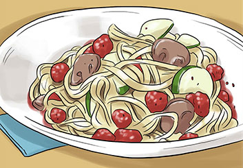 Anuj Shrestha's Food storyboard art