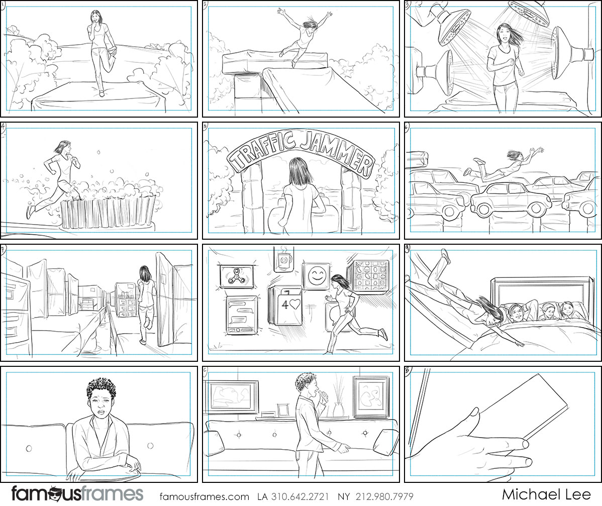 Michael Lee's People - B&W Line storyboard art (Image #100_113_1567724636)