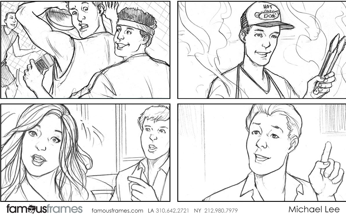 Michael Lee's People - B&W Line storyboard art (Image #100_114_1506380335)