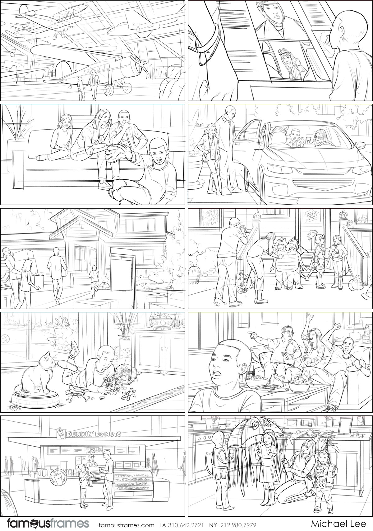 Michael Lee's People - B&W Line storyboard art (Image #100_114_1572482158)