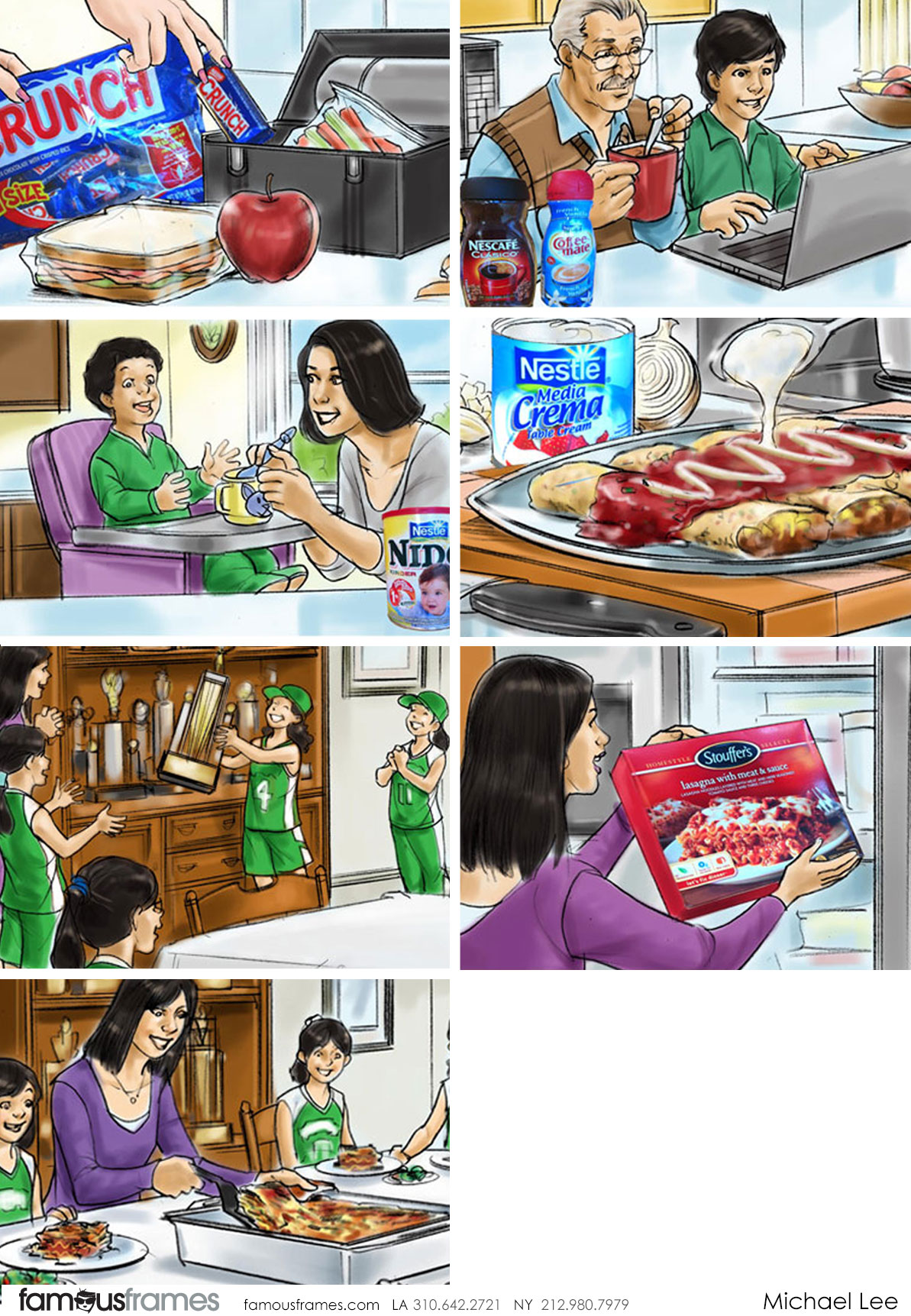 Michael Lee's Food storyboard art (Image #100_13_1489179010)