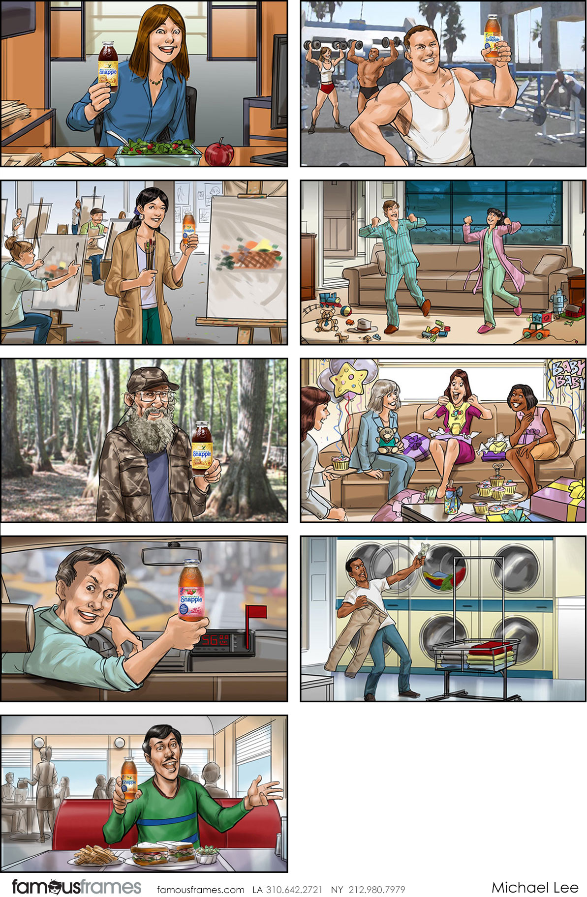 Michael Lee's People - Color  storyboard art (Image #100_19_1489798690)