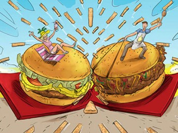 Michael Lee's Food storyboard art