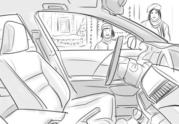 Michael Lee's Vehicles storyboard art