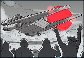 Michael Lee's Action storyboard art