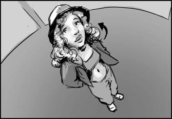 Droste's People - B&W Tone storyboard art