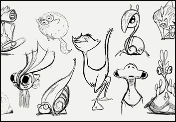 Luke Marcatili's Characters / Creatures storyboard art