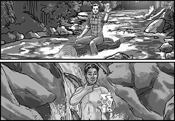 Paul Binkley's People - B&W Tone storyboard art