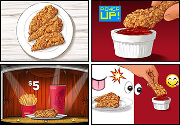 Phil Babb's Food storyboard art