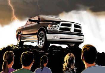 Phil Babb's Vehicles storyboard art