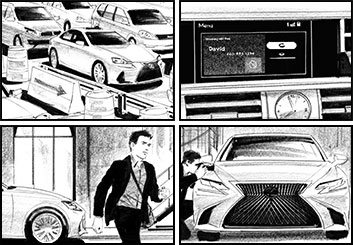 Phil Babb's Vehicles storyboard art