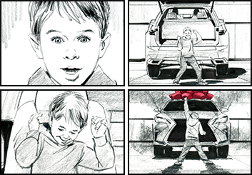 Phil Babb's Vehicles storyboard art