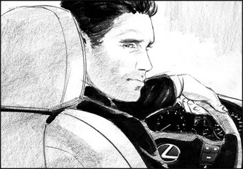 Phil Babb's People - B&W Tone storyboard art