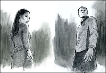 Phil Babb's People - B&W Tone storyboard art