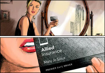 Phil Babb's Products storyboard art