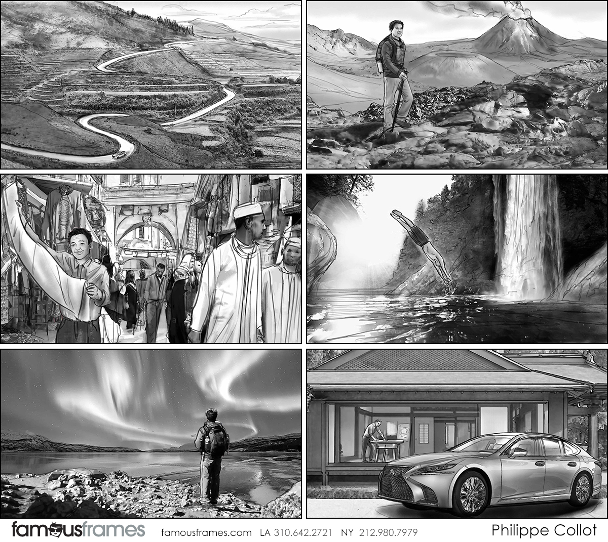 Philippe Collot*'s People - B&W Tone storyboard art (Image #113_113_1599875951)