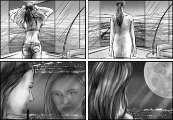 Philippe Collot*'s Beauty / Fashion storyboard art