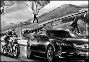 Philippe Collot*'s Vehicles storyboard art