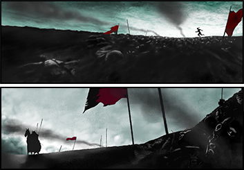 Matt's Concept Environments storyboard art