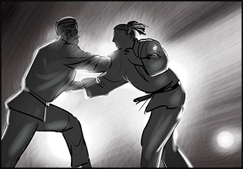 Matt's People - B&W Tone storyboard art