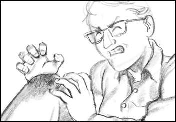 Arturs's People - B&W Line storyboard art