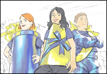 Arturs's People - Color  storyboard art