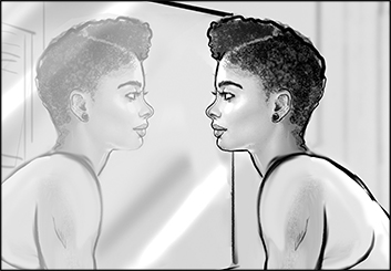 Renee Reeser's People - B&W Tone storyboard art