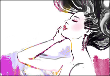 Renee Reeser's Beauty / Fashion storyboard art