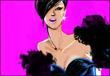 Renee Reeser's Beauty / Fashion storyboard art