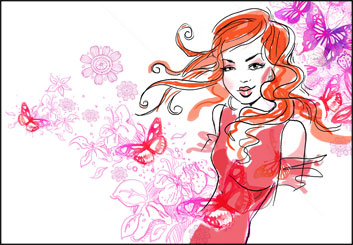 Renee Reeser's Beauty / Fashion storyboard art