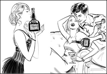 Renee Reeser's Beauty / Fashion storyboard art