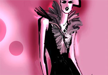 Renee Reeser's Beauty / Fashion storyboard art