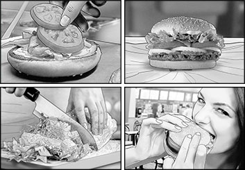 Robert Kalafut*'s Food storyboard art