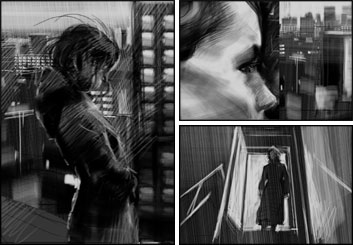 Ruben Sarkissian's People - B&W Tone storyboard art