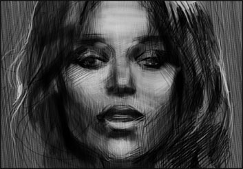 Ruben Sarkissian's People - B&W Tone storyboard art