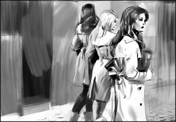 Ruben Sarkissian's Beauty / Fashion storyboard art