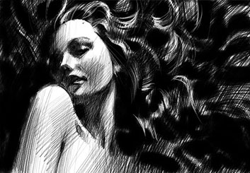 Ruben Sarkissian's Beauty / Fashion storyboard art