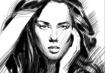 Ruben Sarkissian's Beauty / Fashion storyboard art