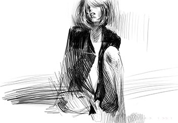 Ruben Sarkissian's Beauty / Fashion storyboard art