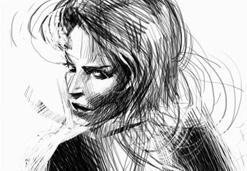 Ruben Sarkissian's Beauty / Fashion storyboard art