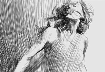 Ruben Sarkissian's People - B&W Tone storyboard art