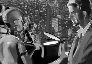 Ruben Sarkissian's Sci-Fi storyboard art